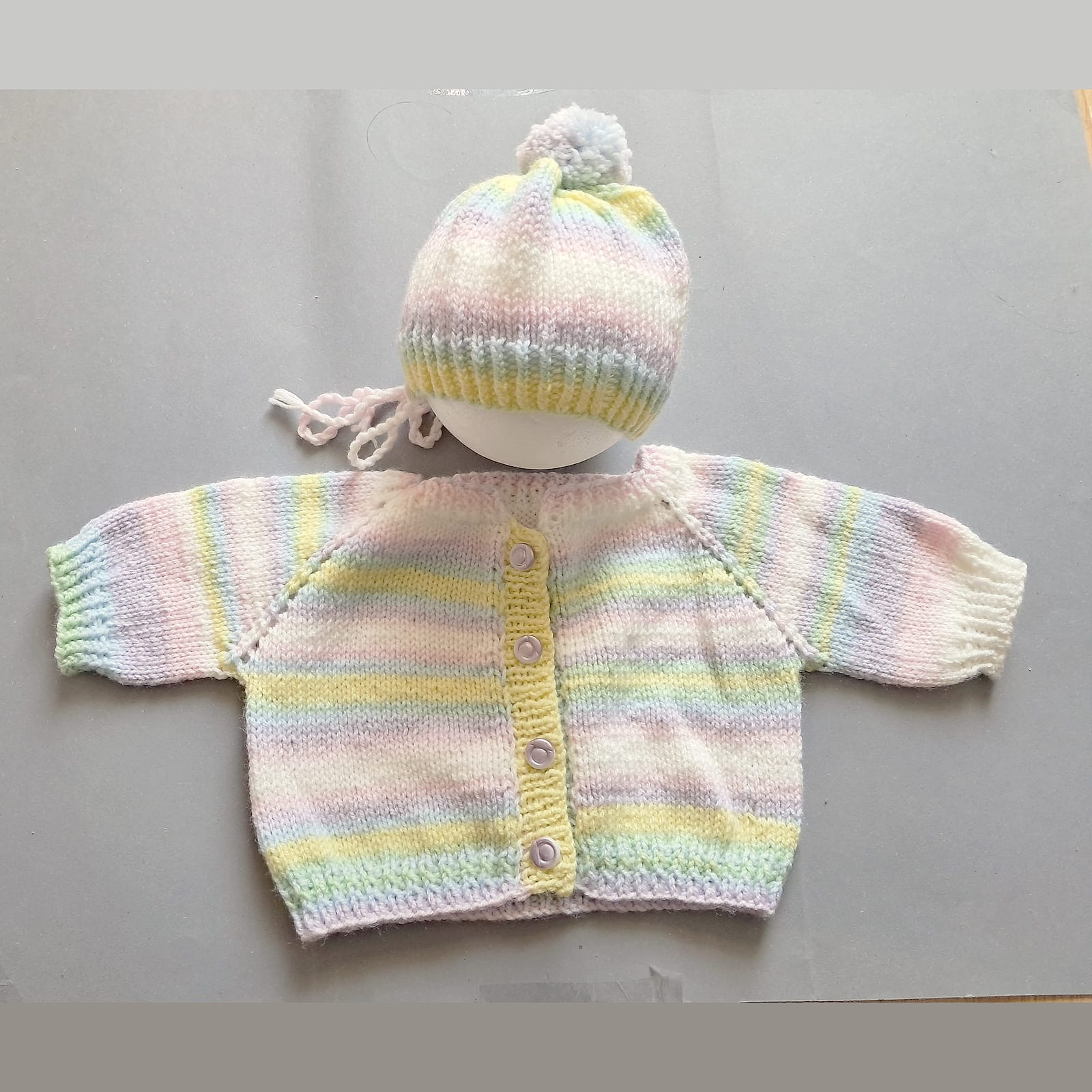 Pastelová melírovaná súprava
